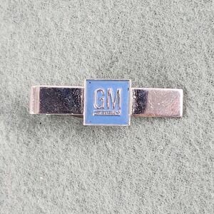 Collectible GM General Motors Logo Automotive Tie Clip VINTAGE 60's 70's